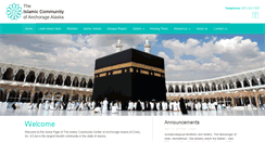 Desktop Screenshot of alaskamasjid.com